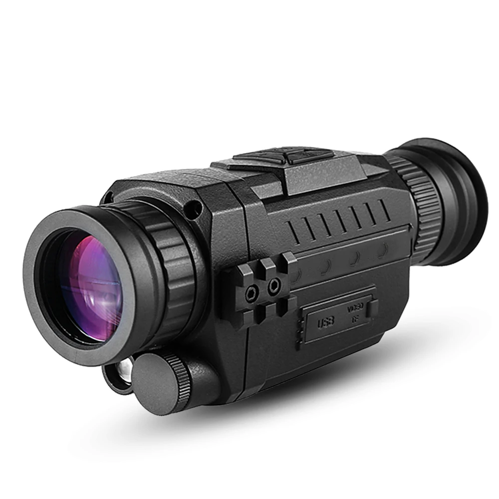 5X35 Hunting Digital Night Vision Monocular Telescope with Camera Video Recorder 200m Range for Wildlife Observation | Спорт и