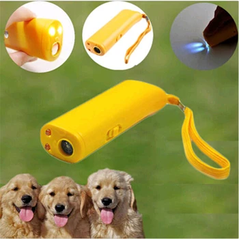 

New Ultrasonic Dog Training Repeller Control Trainer Device 3 in 1 Anti-barking Stop Bark Deterrents Dogs Pet Training Device