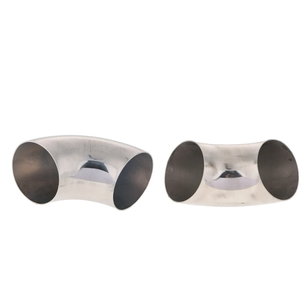 76mm 90 Degree Mandrel Bend Stainless Steel Elbow Exhaust Manifold 2/3 inch