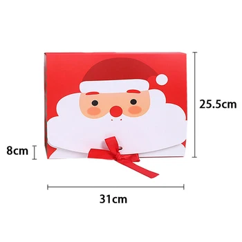 

5pcs Gift box Bags Wrapping Present Candy Box Favour Xmas Cute Hard Card Paper