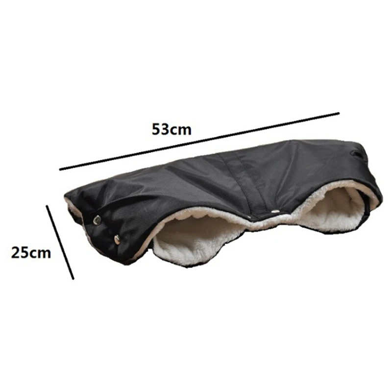 Thicken Warm Hand Cover Stroller Accessories Winter Baby Mitten Pushchair Windproof Buggy Kids Cart Antifreeze Stroller Gloves