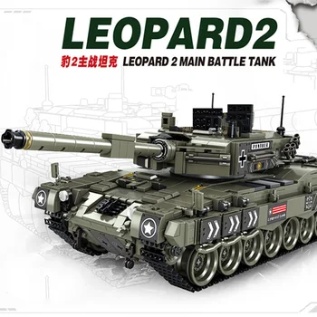 

1747 Pcs WW2 Military Germany Tank Building Blocks Technic Army Soldiers Figures Weapon Creator Bricks Toys for Children Gift