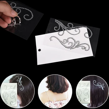 

1 Sheet Acrylic Tattoos Resin Drill Stick Bindi Sticker Handpicked New Style Face And Eye Jewels Forehead Stage Decor Stickers