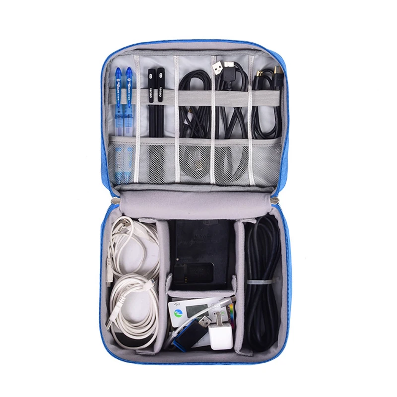 

Travel Electronic Accessories Storage Bag 2019 New Multi-function Data Line Mobile Power Headset Storage Box Digital Package