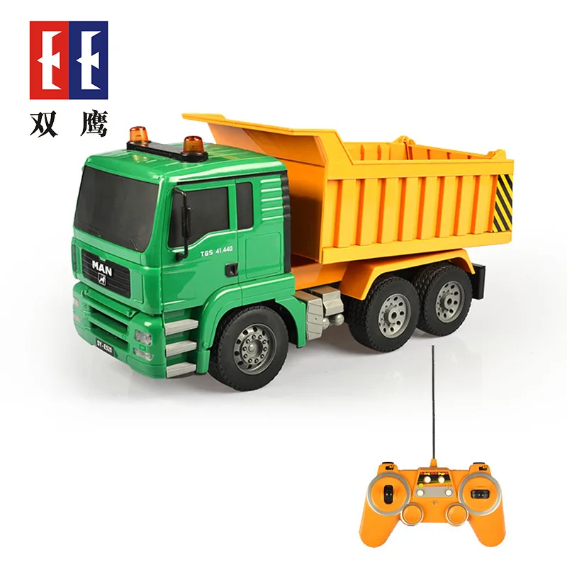 

Double e E520-001 Remote Control Dump Truck Model Motion Electric Transportation Model Car Support a-Piece Spending