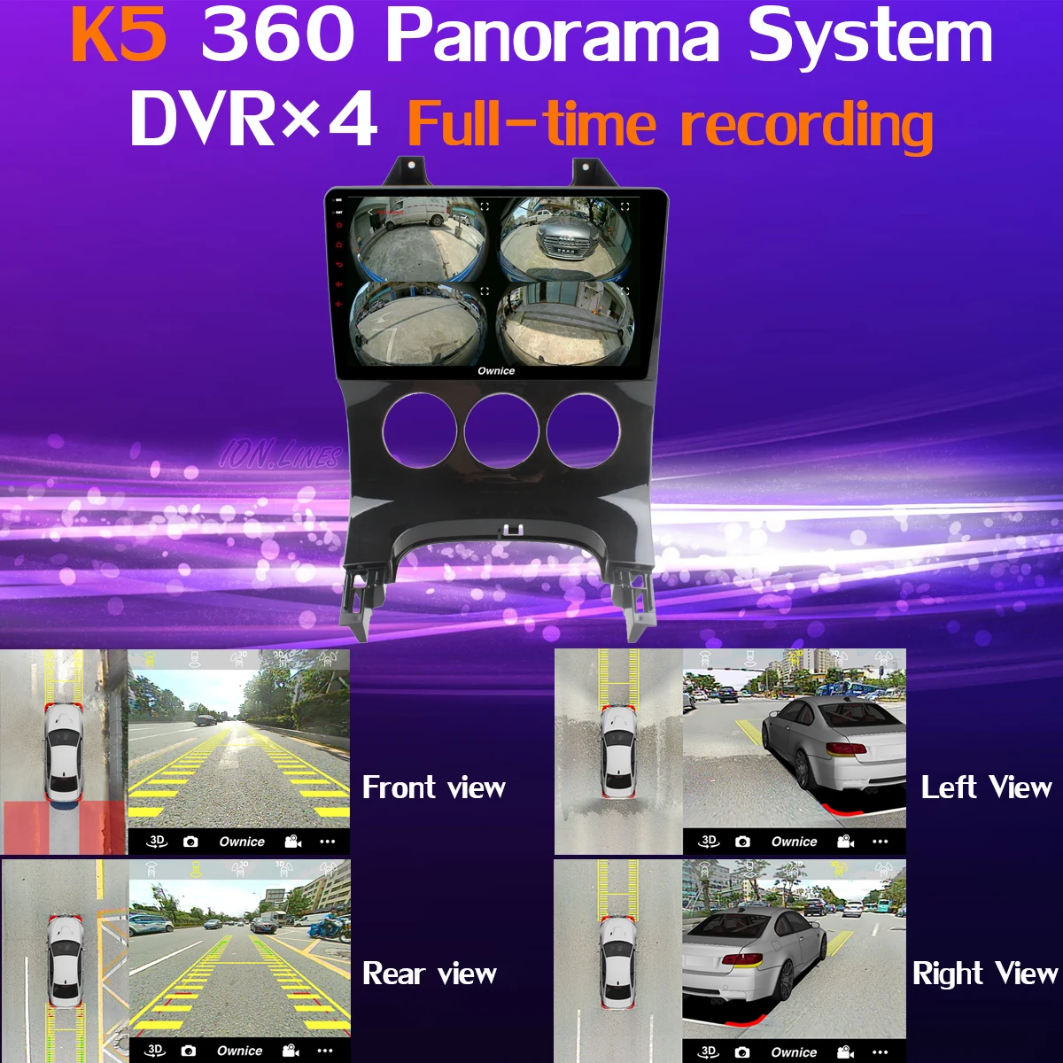 Clearance 360°Panoramic Camera 4G LTE Android 9.0 8Core 4+64G SPDIF DSP CarPlay Car Multimedia Player for Peugeot 3008 2013-2019 GPS Radio 3