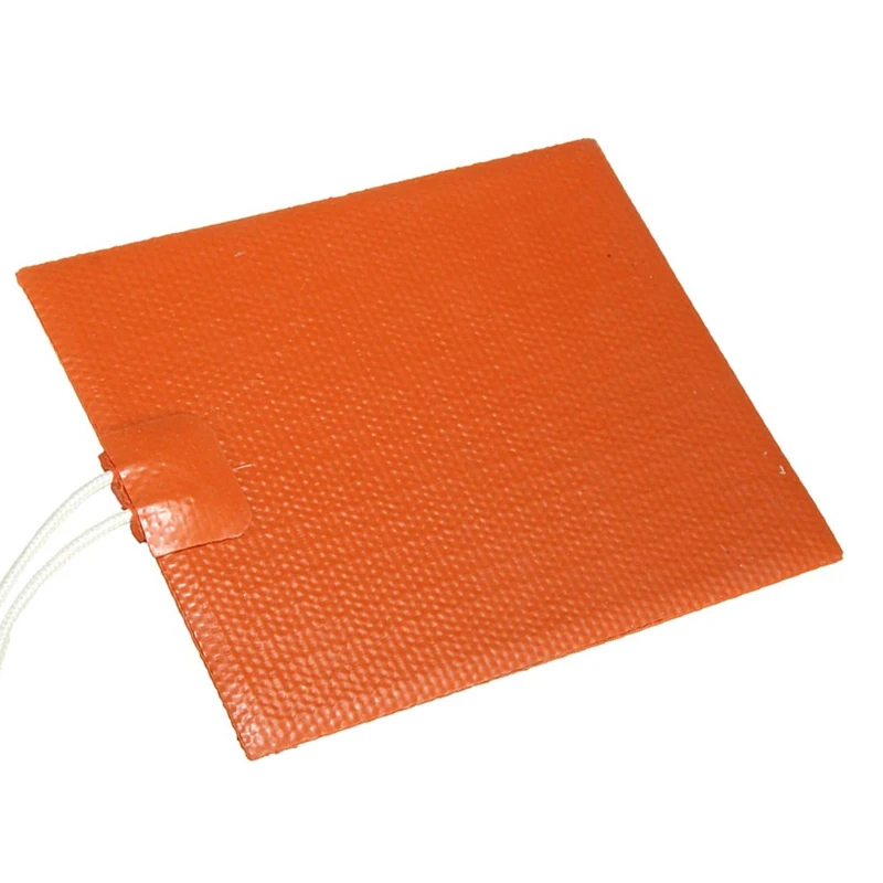 12V 12W Silicone Rubber Electric Heating Pads Silicone Rubber Heating Pad Flat HeaterThermal Heater Baking Mat Heater accessorie
