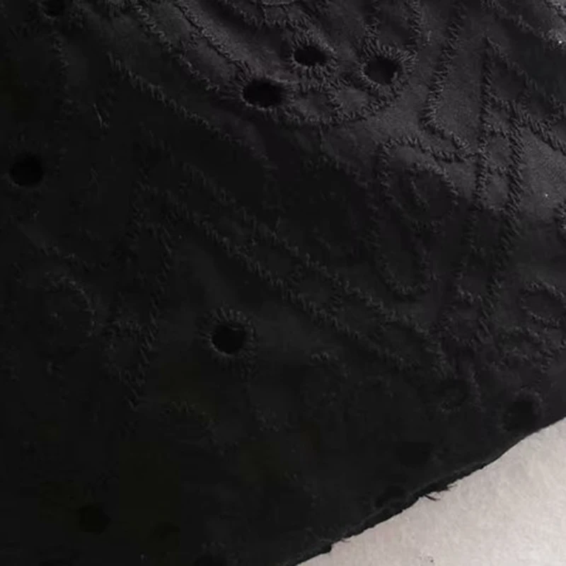 Винтажное стильное платье до колена с вышивкой, Женская мода, v-образный вырез, пышные рукава, элегантные платья Mujer