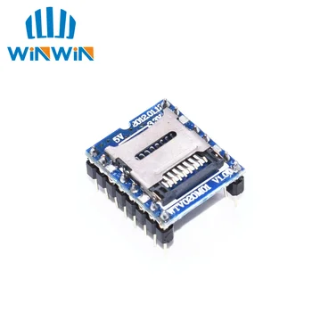 

10pcs/lot WTV020 WTV020-SD WTV020SD-20SS Mini SD Card MP3 Sound Module For PIC Ard uino 2560 UNO R3 WTV020-SD-16P Free shipping