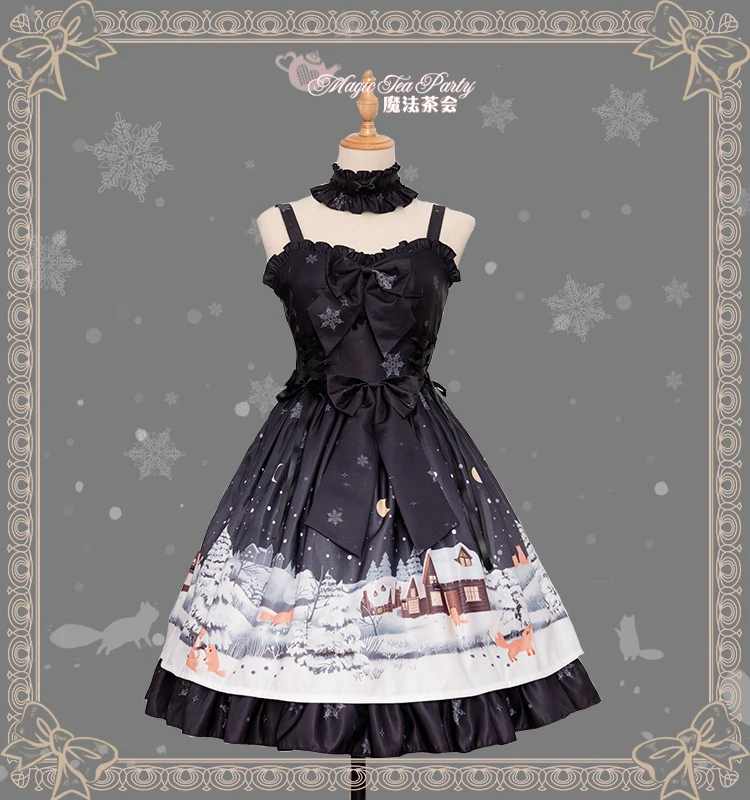 kawaii menina gothic lolita jsk loli