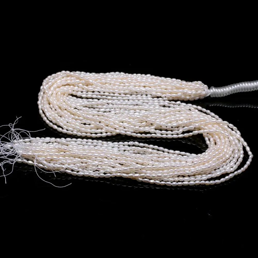 

Бусины рисовые для изготовления ювелирных изделий, 14 дюймов, барочный пресноводный жемчуг