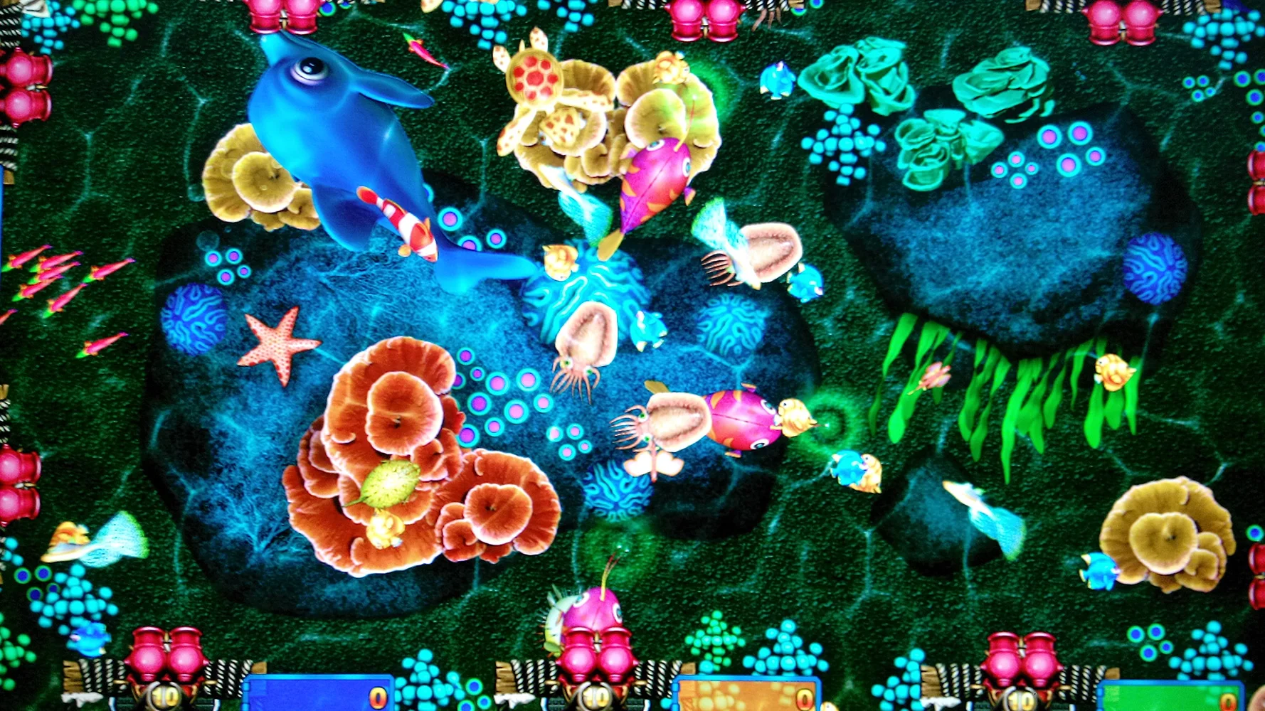 Arcade Shooting Game Machine Host Accessories for 6-10 Players Description Image.This Product Can Be Found With The Tag Names Board Game, Fish hunter game machine, Sports Entertainment