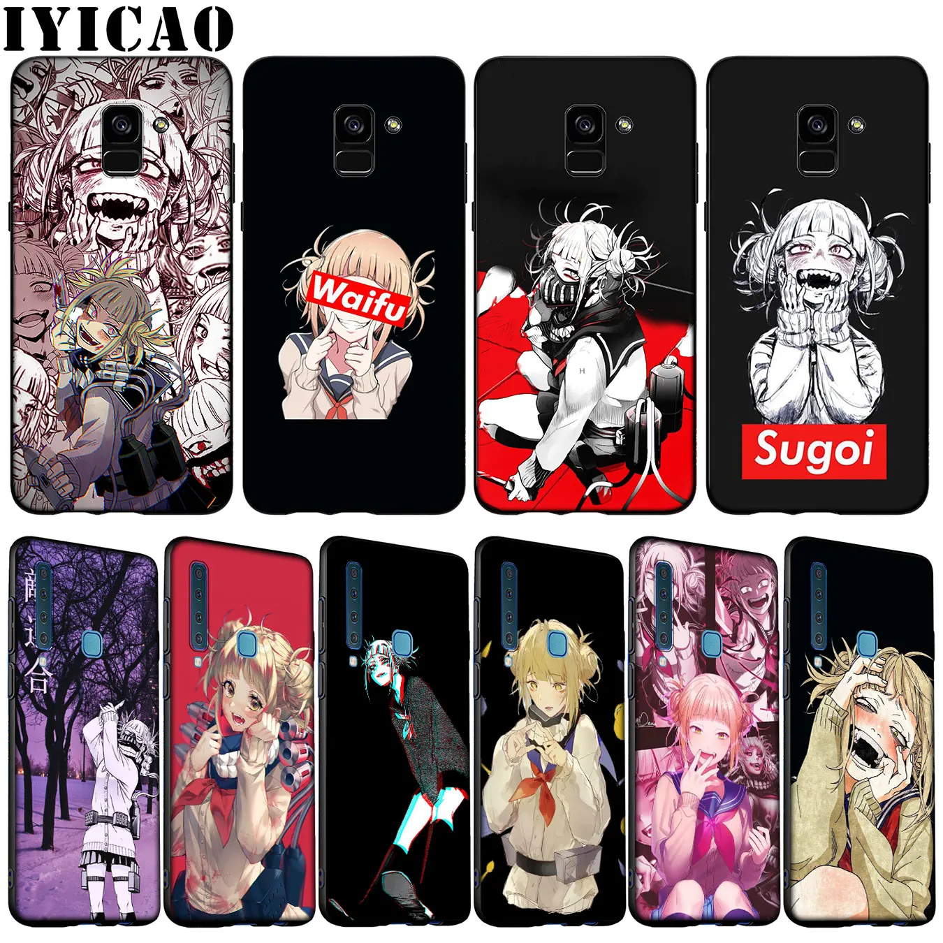 Himiko Toga Boku No Anime Soft Silicone Case for Samsung Galaxy A6 A7 A8 A9 2018 A3 A5 2016 2017 Note 9 8 10 Plus |