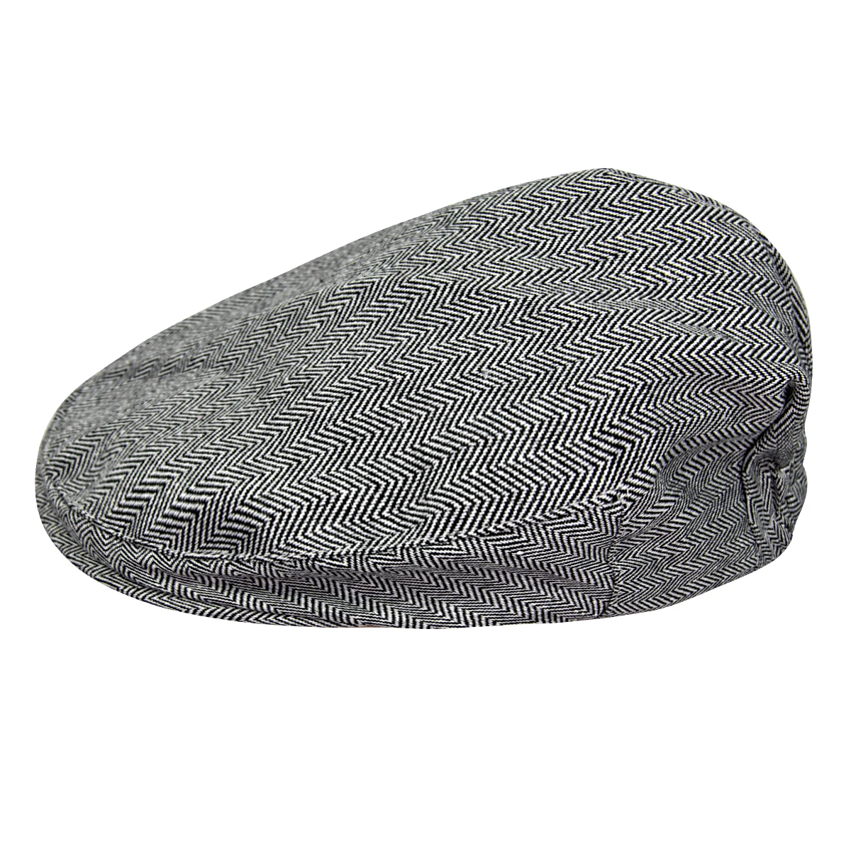Плоская шапка в елочку для маленьких мальчиков; детская винтажная шапка для водителей; мягкая шапка с подкладкой для малышей; теплые зимние Аксессуары для младенцев - Цвет: Deep Grey