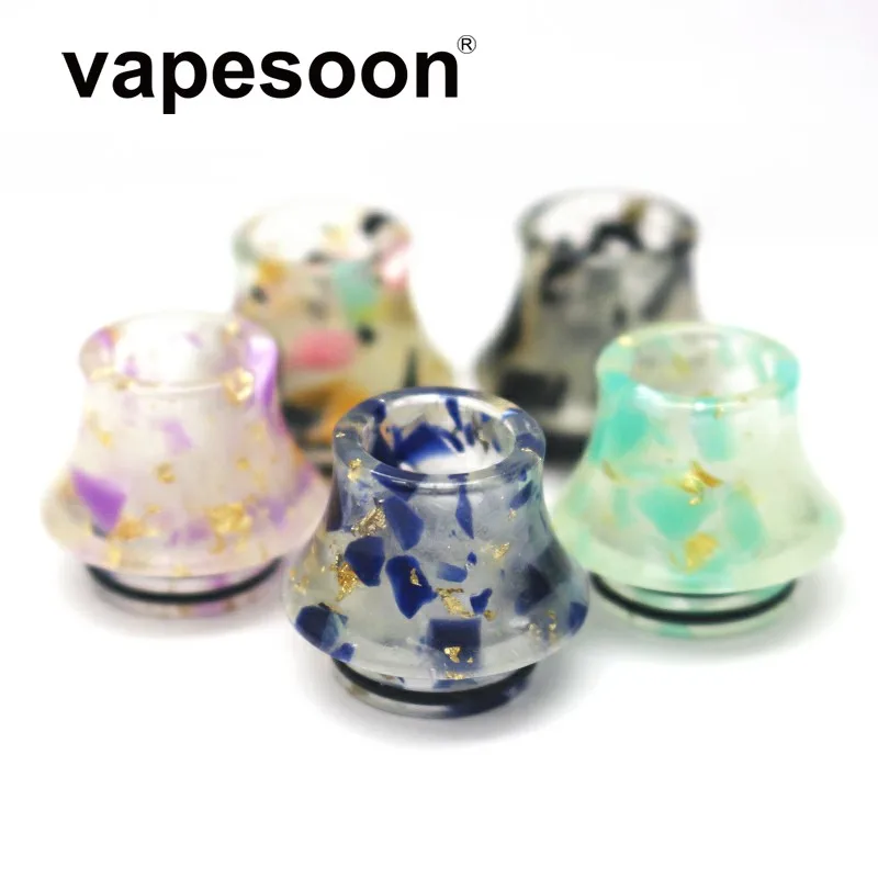 

10PCS Luminous 810 Resin Drip Tip For ETC E-cigarette 810 Thread Atomizer For Vaporesso GEN Mod SKRR S Tank 8ml Atomizer ETC
