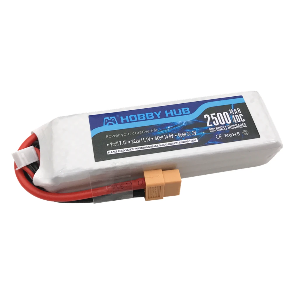 Hobby Hub 3s Lipo батарея 11,1 V 2500mAh 40C MAX 80C для дрона RC автомобиль самолет Лодка часть 2200mah 3s батарея для X16 x21 x22
