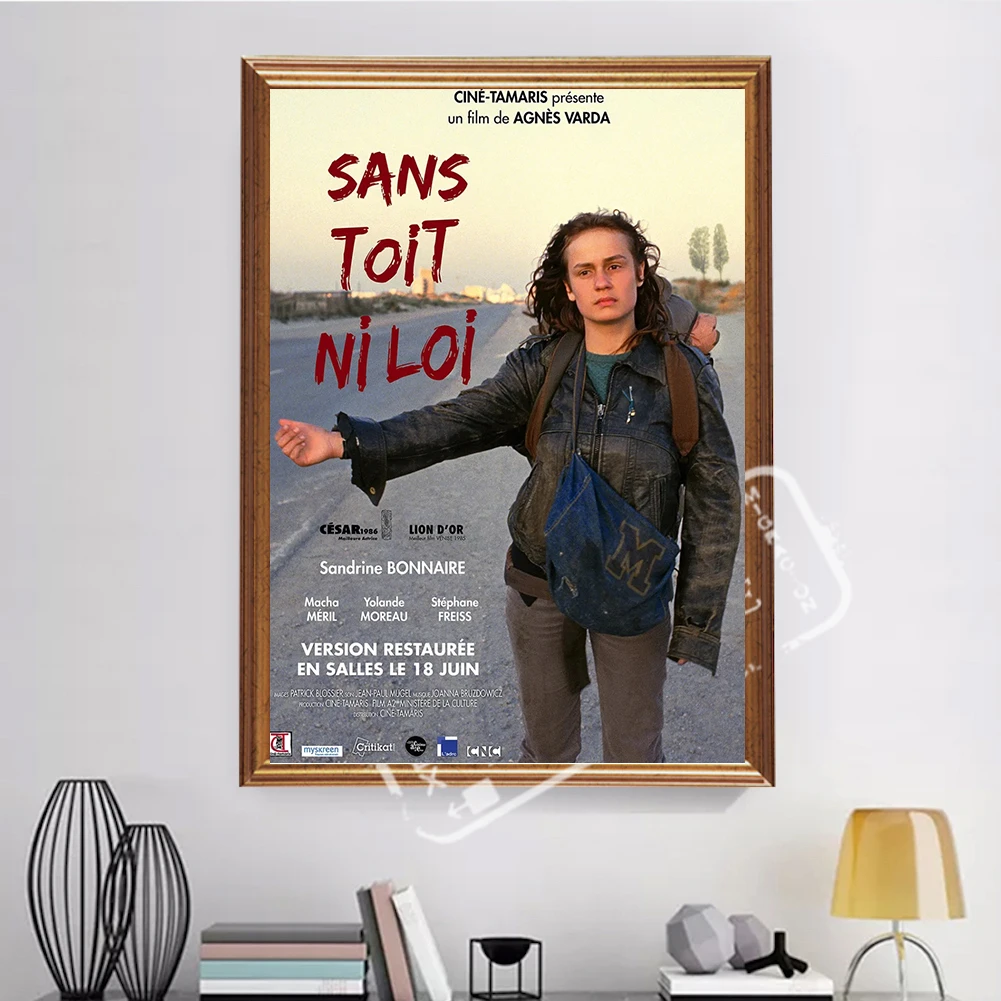 Sans toit ni loi Without Roof or Law Vagabond Agnes Varda French Decorative Poster Wall Art Sticker Home Decor Gift|Painting & Calligraphy| - AliExpress