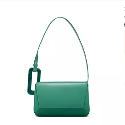 Весна Лето Новая мода Длинные панелями клапаном Роскошная акриловая сумка-мессенджер клатч вечерние женские сумочки - Цвет: green