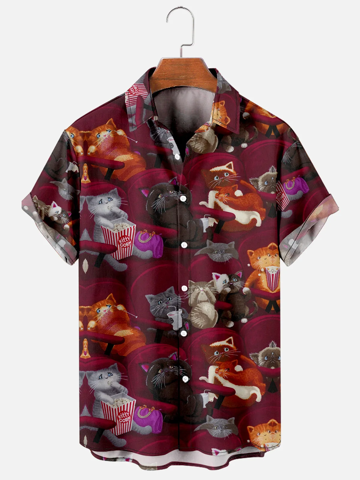 Fashion Men Short Sleeve T Shirt Print 