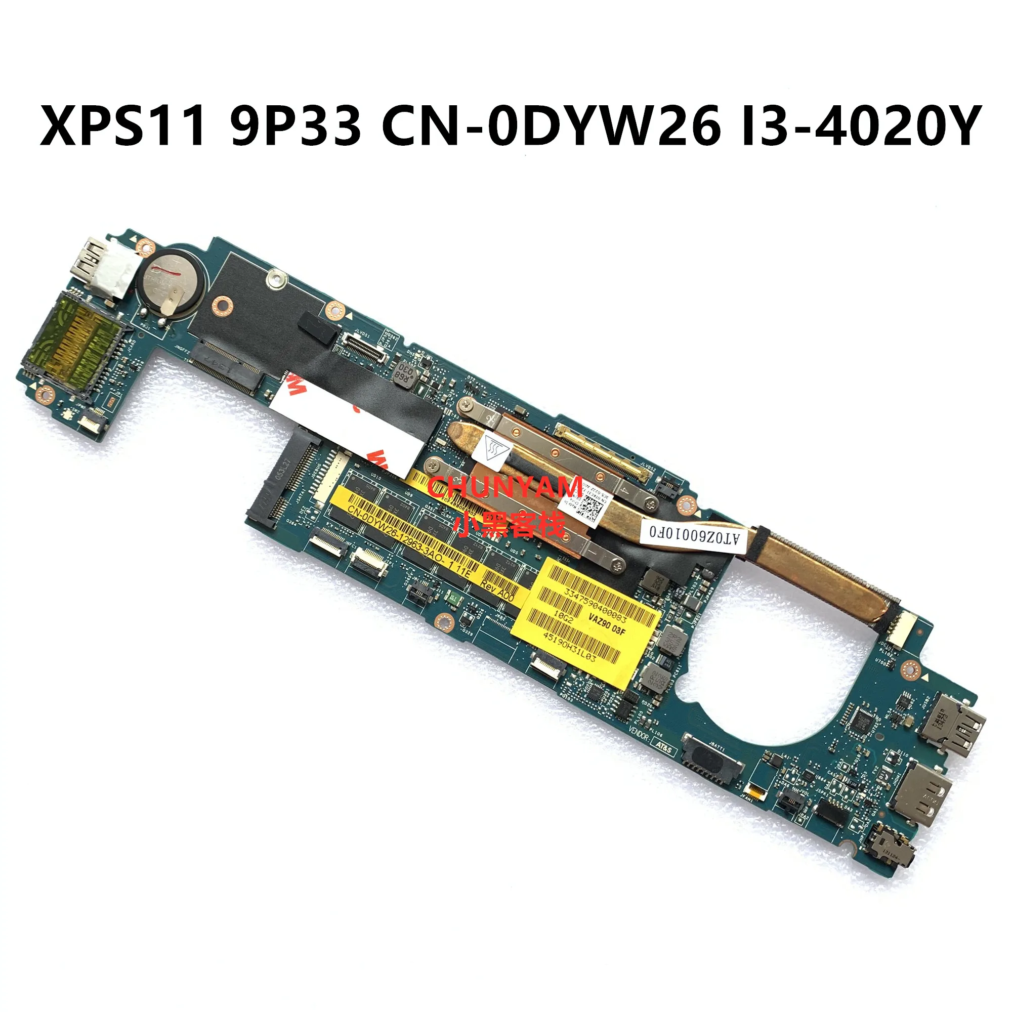 Оригинальная материнская плата для ноутбуков XPS 11 9P33 оригинальная системная DYW26