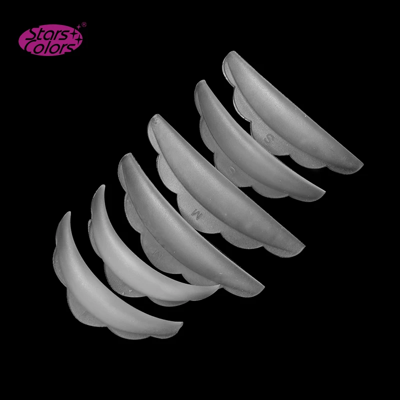 

50 Bags/lot 3 pairs of singel size flower shape eyelash perm rods Arbitrary choice perm rods for eyelash perm Eyelash Extension
