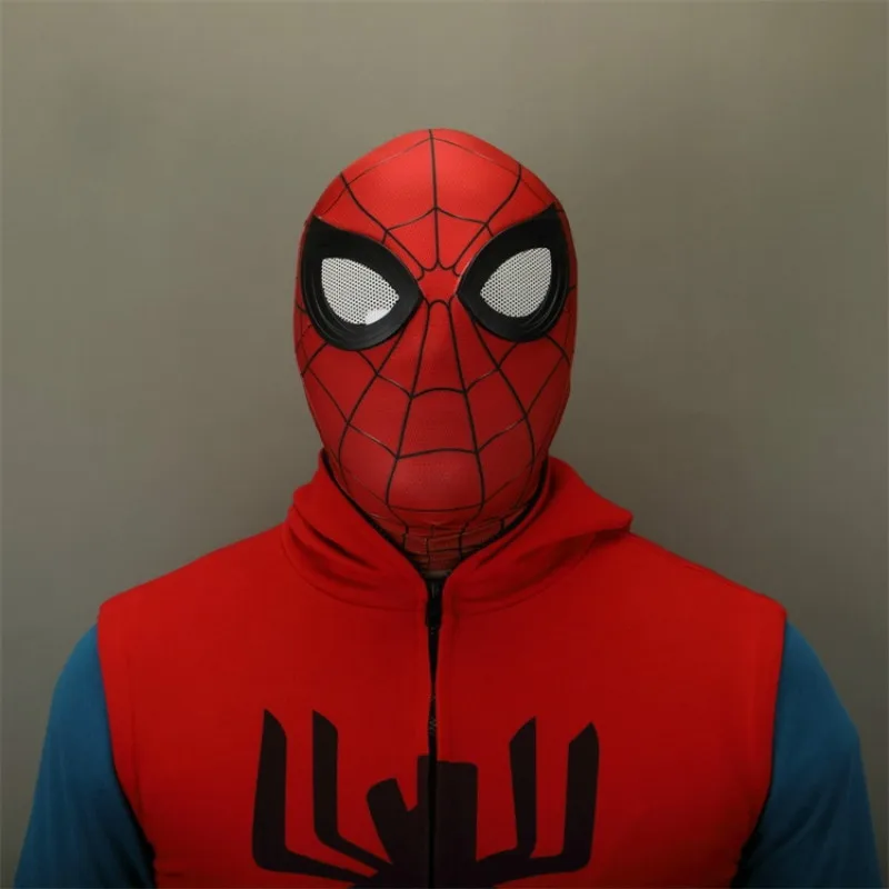 Супергерой Человек-паук далеко от дома Питер Паркер Маскарадная маска Взрослый Ребенок эластичный Полный лицо маска Хэллоуин Рождественские украшения подарок