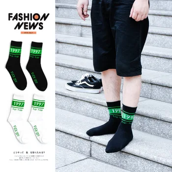 

Harajuku Brand New Hip Hop Streetwear Ankle Crew Socks Skateboard Fashion Kanye West GG Socks Gift for Men Cotton Off White Sox