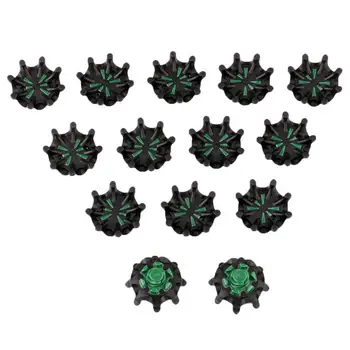 

Golf shoes soft Spikes Pins 1/4 Turn Fast Twist Shoe training Spikes Set aids golf Replacement W9U2