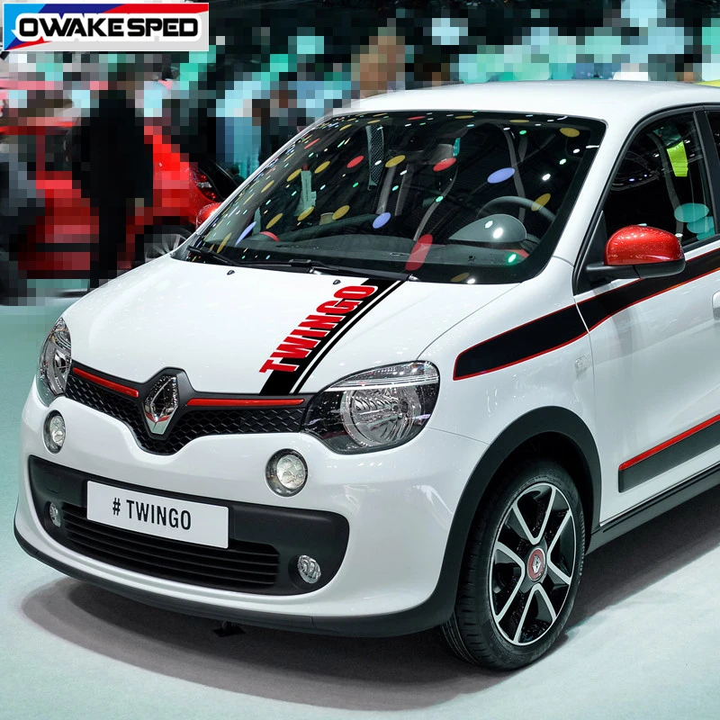Car Bonnet Racing Stripes For Renault Twingo Rs Gt 09 19 Sport Styling Vinyl Decals Auto Hood Engine Cover Decor Stickers Car Stickers Aliexpress