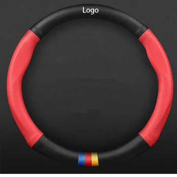 

Suitable for Jeep Jeep Steering Wheel Cover For Jeep Compass Wrangler Cherokee Renegade Commander Genuine Leather Grip Cover