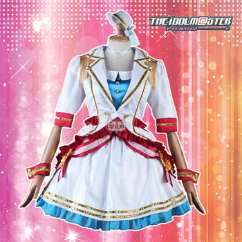 

Anime Cosplay Costume THE IDOLM@STER Concert Sunshine 4th Anniversary Concert women Dress Lovely full stes A