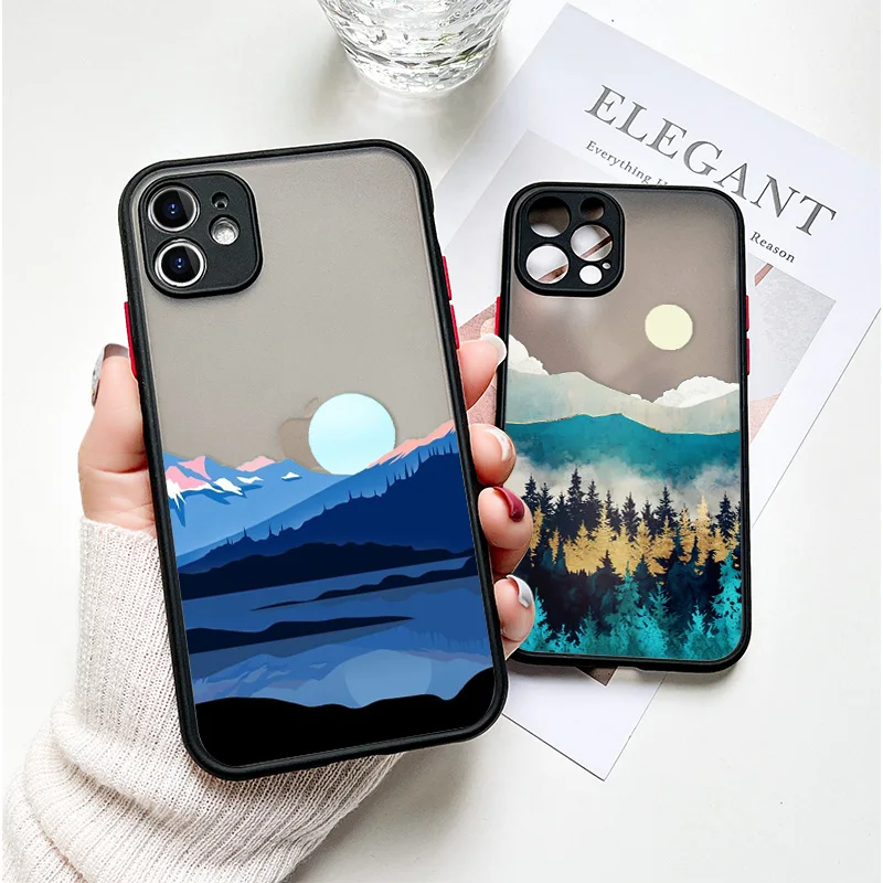 Чехол для OPPO A54 Матовый Жесткий чехол A74 A15 A52 A72 A92 A32 A55 A33 A53S A7 A5S A7N AX7 A12 A53 2020 |