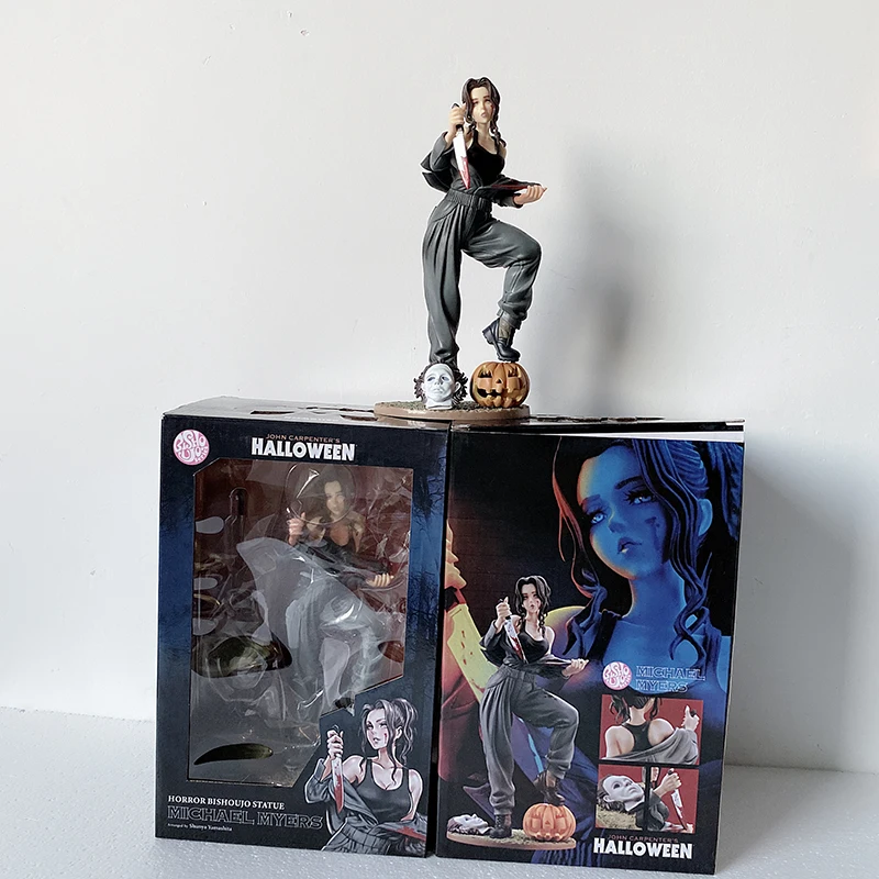 N with box NECA The 13th Friday Джейсон, Фредди Крюгер Leatherface бензопила Джон Карпентер Майкл Майерс это Pennywise Джокер фигурка - Цвет: N with box