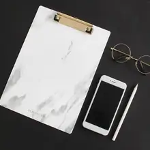 Вертикальная доска для письма с мраморным узором, зажим для формата A4/a5, зажим для отчета, пластинка для письма, полипропиленовая бумага для бумаг Q2W1