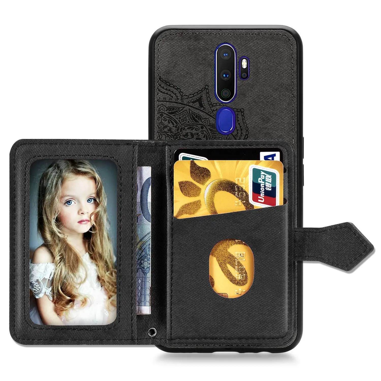

Mandala Cloth Case For OPPO RENO R17 Pro F15 A92 A9 2020 F11 Pro F11 A91 A72 A52 Soft TPU Fabric Fundas Silicone Cover Coque