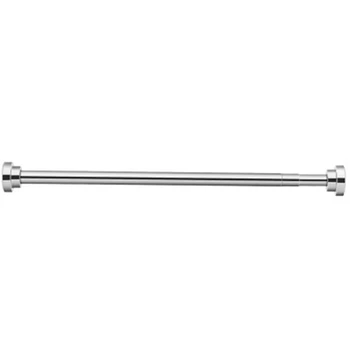 

Stainless Steel Punch-Free Shower Curtain Rod Spring Telescopic Rod Curtain Rod Curtain Hanging Rod 80cm