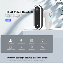 Vstarcam – sonnette de porte intelligente, wi fi, étanche, sans fil, Kit carillon de sécurité, alarme de bienvenue, domestique