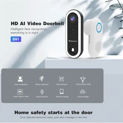 Vstarcam wi fi ao ar livre sem fio à prova dwireless água campainha da porta de casa inteligente chime kit flash alarme segurança bem vinda casa melodias