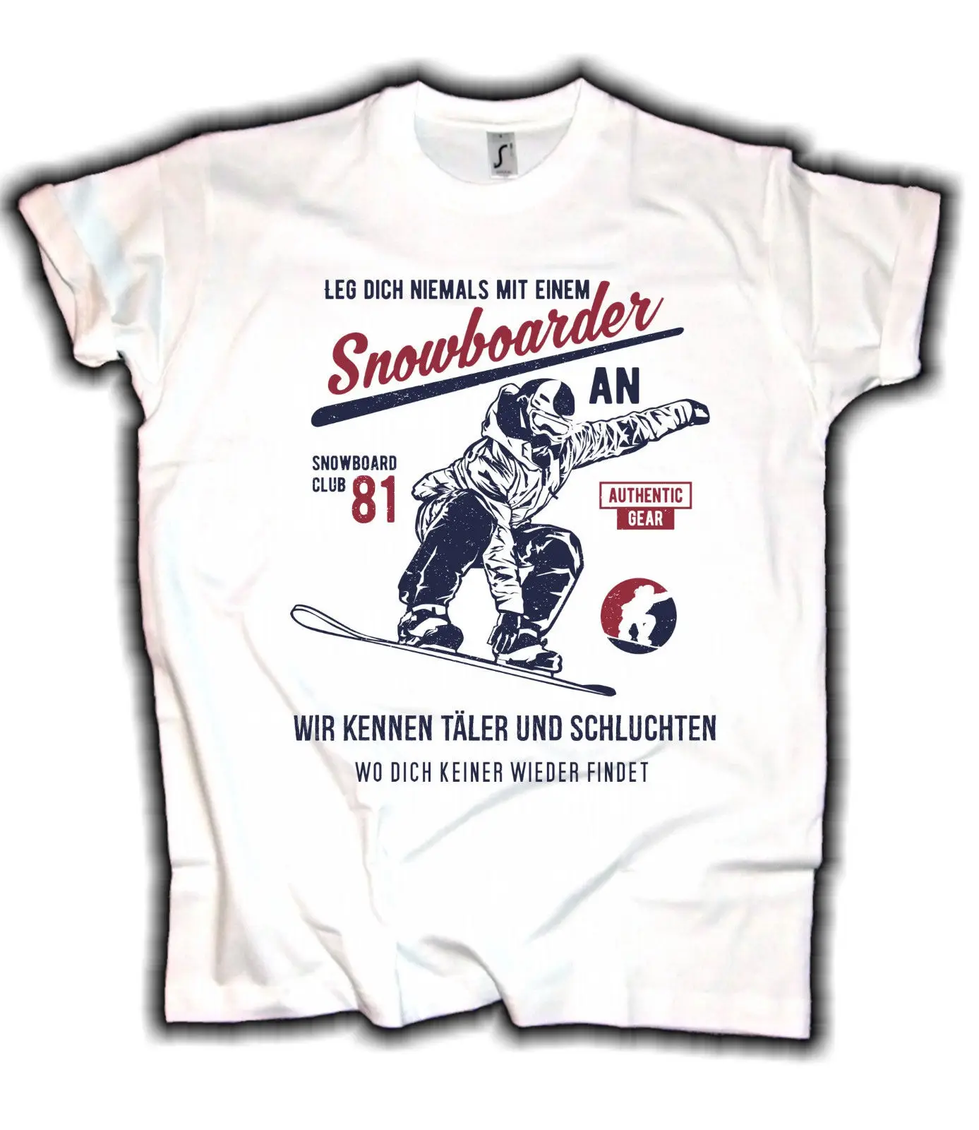 Мужские футболки мода 2019 футболка для сноуборда веселый спортивный лыжный