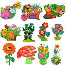 Детский сад классная комната, для стен Защита окружающей среды декоративные украшения* Foamflower* EVA пены для отделки стен