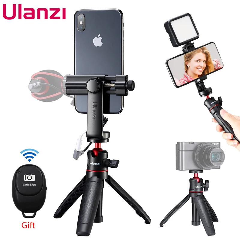 Мини штатив ULANZI Vlog выдвижная селфи палка Крепление для штатива Холодный башмак с