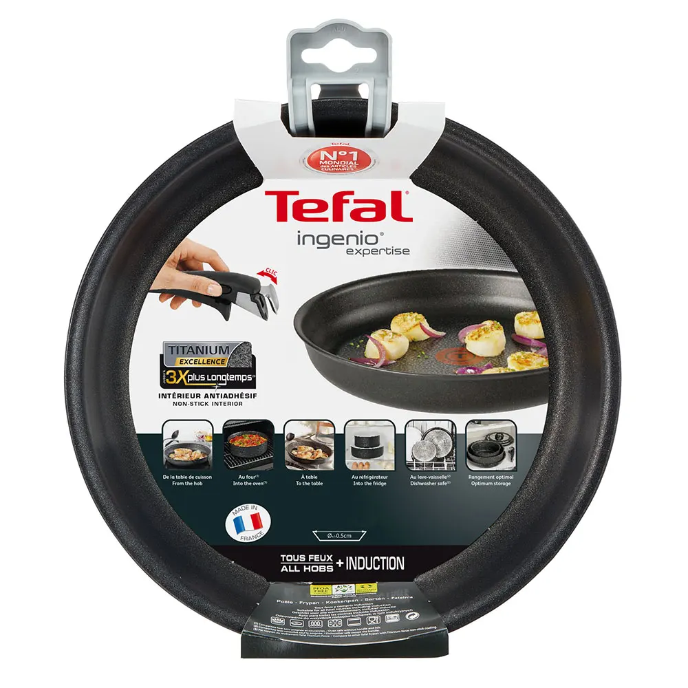 Сковорода Tefal Ingenio Expertise, алюминий с антипригарным покрытием, 22 см L6500302