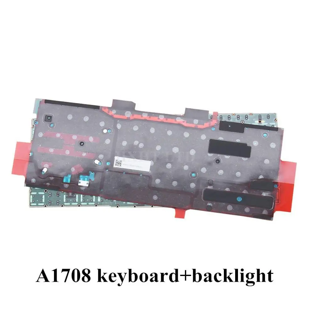 Новая клавиатура A1708 США с подсветкой для Macbook Pro 13," retina A1708 Клавиатура для ноутбука английская MLL42 MPXQ2 Late Mid - Цвет: KB witn BL