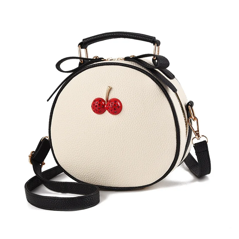 

Fashion Small Round Bags Women Crossbody Bags Diamonds Cartoon Printing Casual Shoulder Bag Jelly Phone Bag Purse