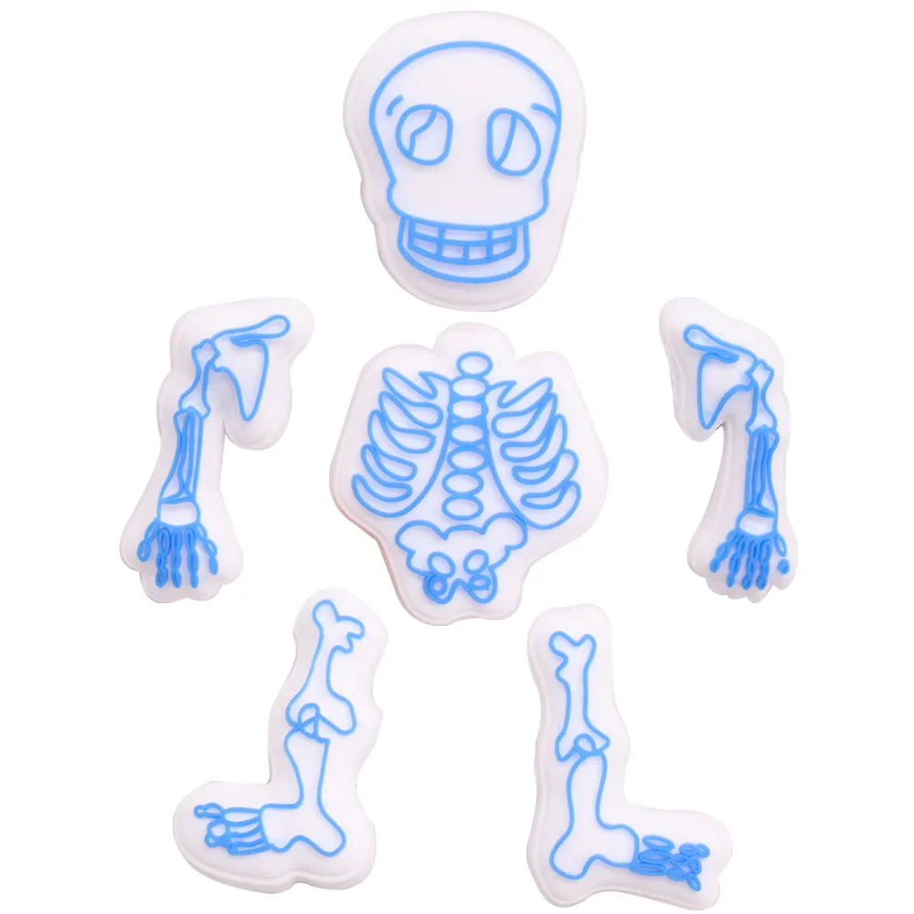 1-12 stücke gruselige Schädel Hände Knochen Gliedmaßen Erwachsenen lustige Schuhe Charms Dekorationen PVC-Schnalle für Halloween-Geschenke – Detail 3