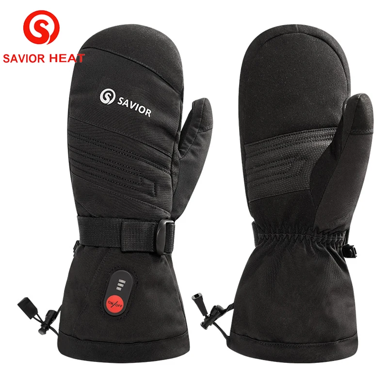 

SAVIOR 7.4V Bicycle Electric Heated Gloves Woman Man Rechargeable Battery Winter Warm Waterproof Sports Cycling Ski Gloves