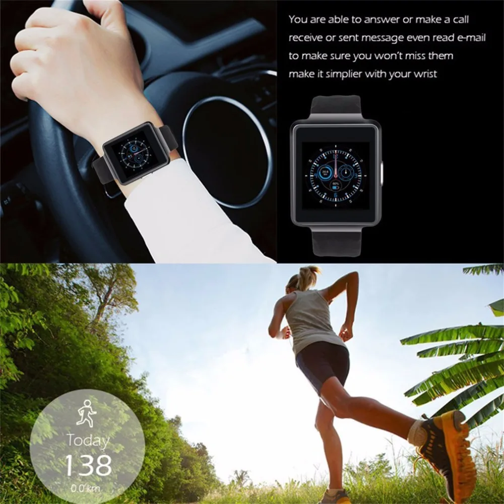 Спортивные Смарт-часы K1 с Bluetooth, универсальные спортивные часы, наручные часы, измеритель расстояния, мониторинг калорий, умные часы