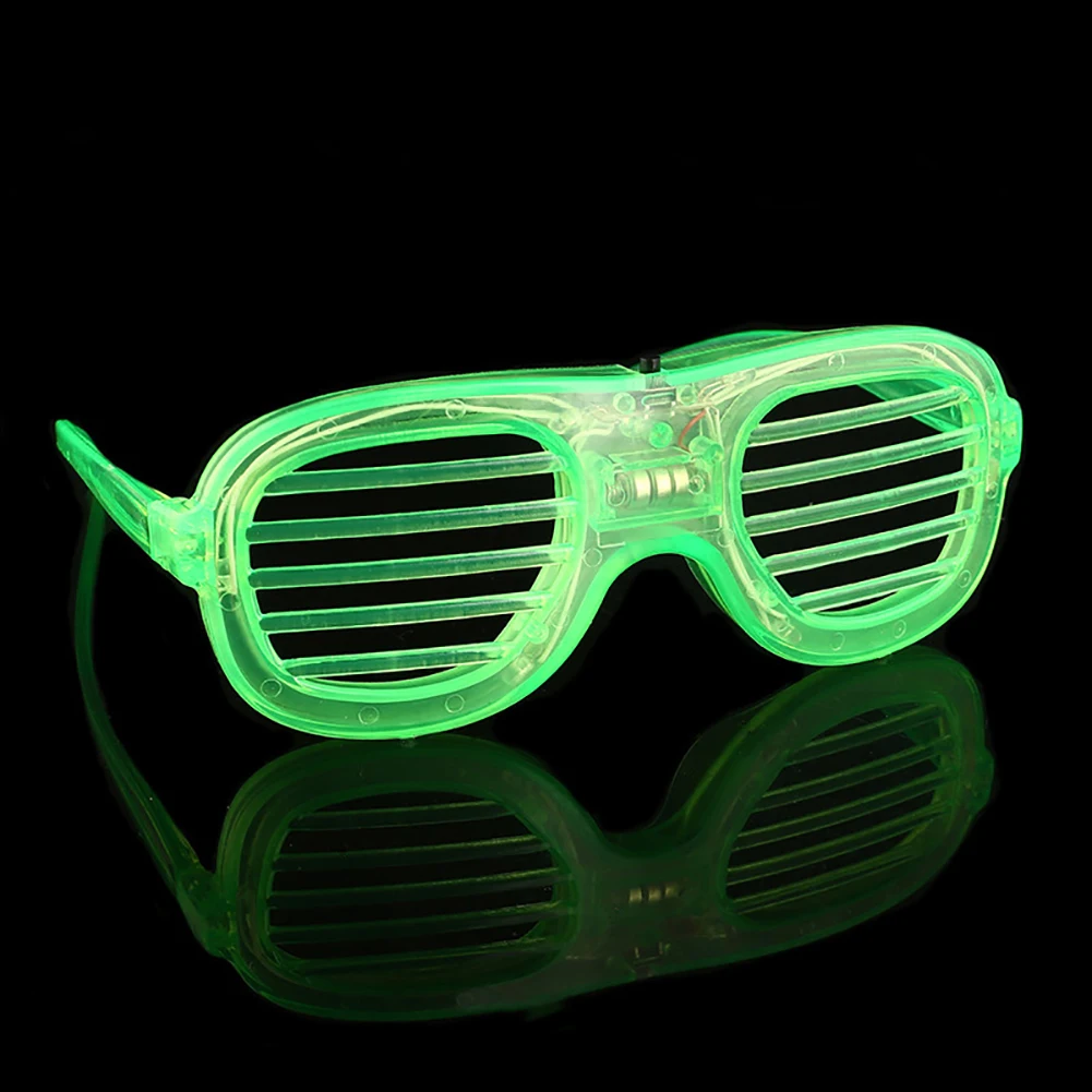 Светодиодные очки EL Wire мерцающий свет затвор очки оттенки игрушечные очки вечерние концертные реквизит светящиеся очки для вечерние принадлежности