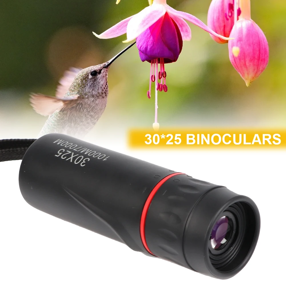 HighQuality HD 30x25 Monocular Telescope Binoculars Zooming Focus Green Film Binocular Optical Hunting Tourism Scope For Outdoor 3