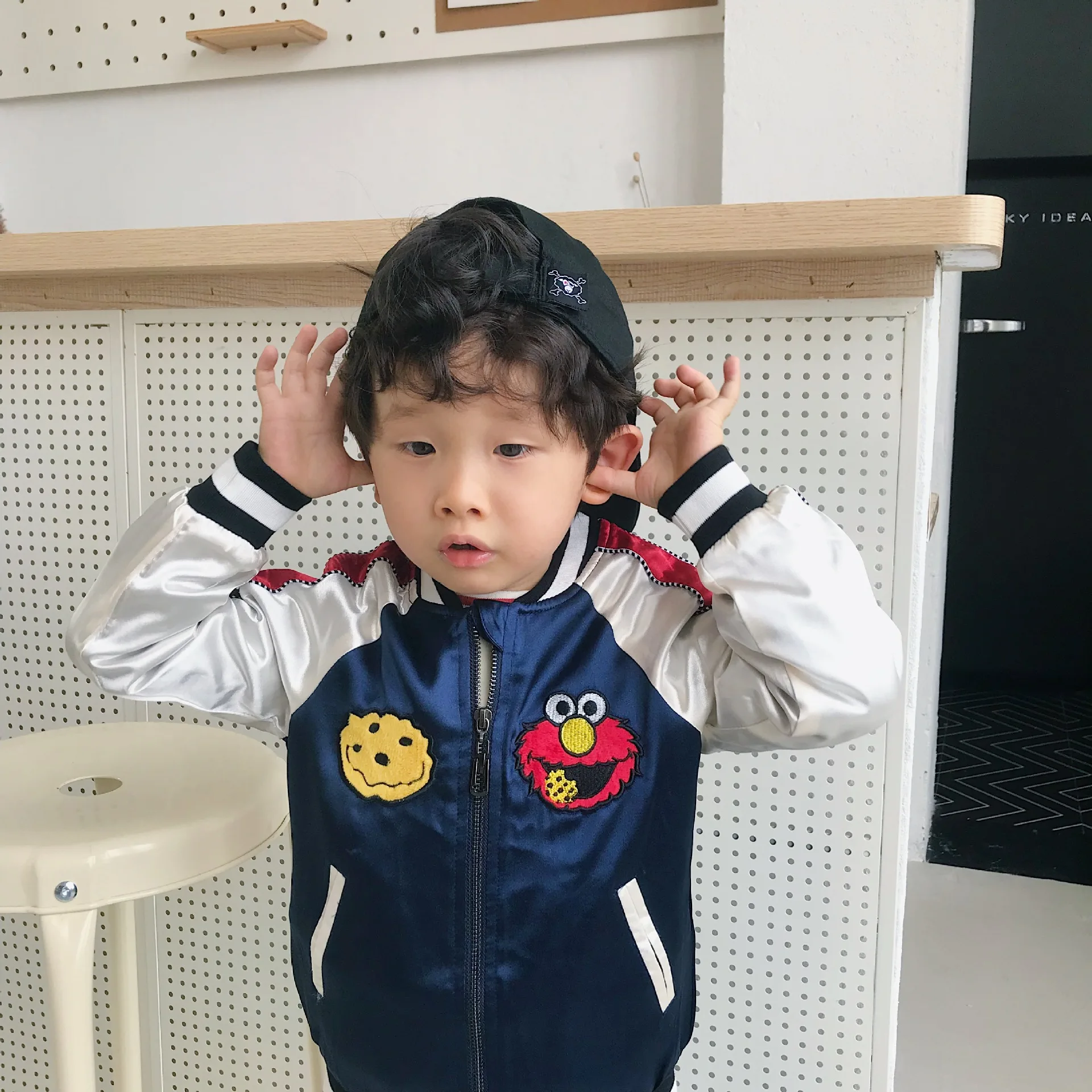 Tonytaobaby/осенне-зимняя одежда Новое Детское пальто-кардиган с героями мультфильмов одежда для мамы, куртка для мальчиков пальто для девочек